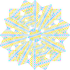 Obraz premium pastel pattern honeycomb49