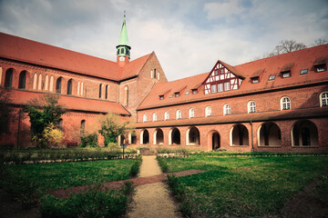 Lehnin Monastery in Brandenburg - Cloister - Church - Abbey - Germany  - Religion - Kloster