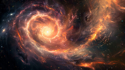 nebula and galaxy space, deep space background. elements of this image - obrazy, fototapety, plakaty