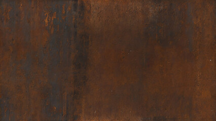 Discovering the Complexity of Textural Oxidation: Grunge and Detailed Rust Iron, Surrounded by Oxidized Metal Background