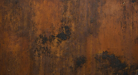 Navigating through the Rustic Beauty of Aged Textures: Grunge and Rust Iron, Embraced by Oxidized Metal