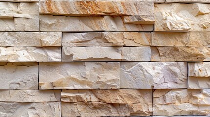 Stuckeed Sandstone Brickwall Texture Backdrop  