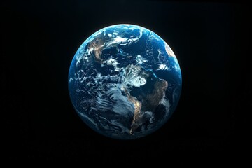 Naklejka na ściany i meble Earth Seen From Space