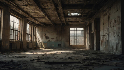Fototapeta na wymiar Exploring Neglected Edifices: Recent Abandonment Trends