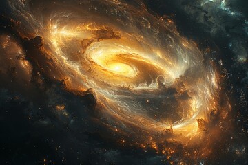 Cosmic Spiral Whirling in Space
