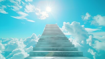 stairway going to the sky, stairway to heaven, stairs to heaven