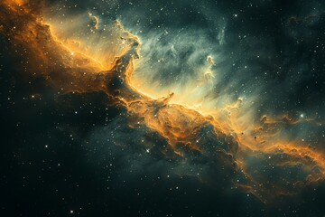Obraz na płótnie Canvas Celestial Space Filled With Stars