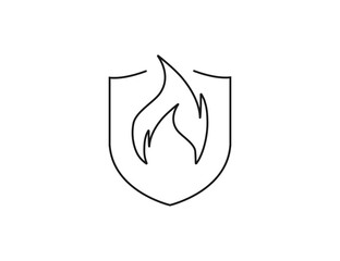 No fire allowed, fireproof icon. Vector illustration. - 755119710