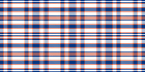 Gingham pattern background. Retro tablecloth texture. Abstract color full of Scott pattern. Pastel gingham seamless background for print on fabric. Vector art.