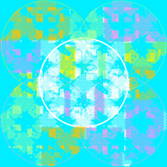 Naklejka premium pastel pattern honeycomb84