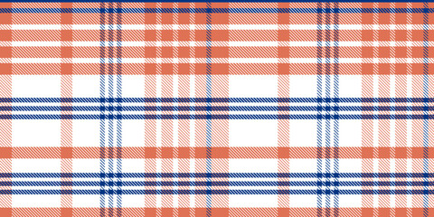 Gingham pattern background. Retro tablecloth texture. Abstract color full of Scott pattern. Pastel gingham seamless background for print on fabric. Vector art.