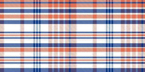 Gingham pattern background. Retro tablecloth texture. Abstract color full of Scott pattern. Pastel gingham seamless background for print on fabric. Vector art.