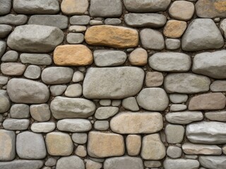 The texture of the masonry.