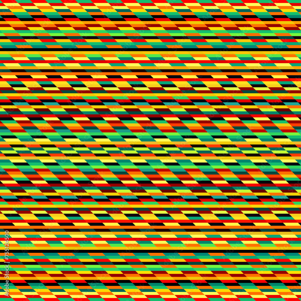Aufkleber Herringbone aztec pattern. Seamless quilting design background. Vector image
