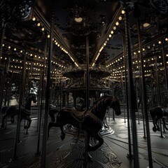 a carousel with dark aesthetic
