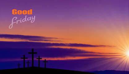 Good Friday Copy space text Background