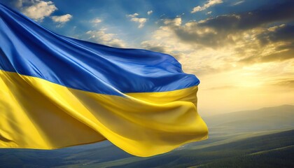 Generated image of ukraine flag