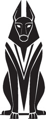 Modern Mythology An Anubis Logo Design Abstract Defender An Anubis Graphic