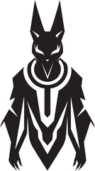 Canine Deity Reimagined An Abstract Anubis Icon for Bold Branding Unveiling the Underworld An Anubis Mascot Logo Design with Mystery