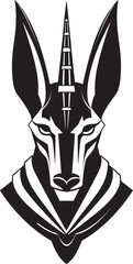 The Scales of Maat An Anubis Mascot Logo Design for Justice Modern Guardian Spirit An Abstract Anubis Icon for Protection