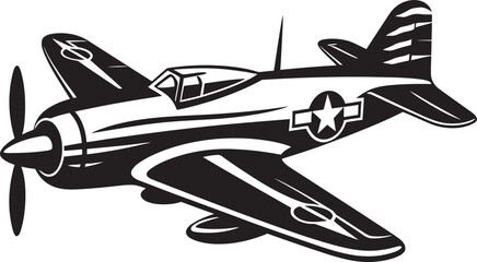 Lightning Lance Air Force Thunderbolt Graphic Emblem Thunderstrike Thunderbolt Iconic Vector Symbol