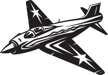 Thunderbird Triumph Thunderbolt Emblematic Vector Design Sky Fury Air Force Thunderbolt Iconic Emblem Symbol