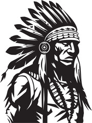 Desert Protector Tribal Emblem Icon Thunder Majesty Apache Logo Iconic
