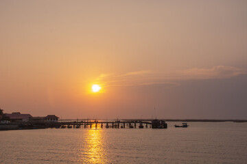 Fototapeta premium sunset over the sea