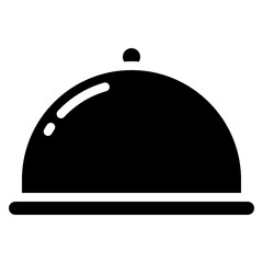 Room Service Dish Icon
