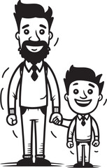 Cheerful Moments Father Son Emblematic Emblem Daddys Joyride Happy Father and Son Logo