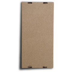 An unique concept of paper box isolated on plain background , very suitable to use in mostly packaging project.