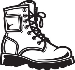 Strategic Support Vector Symbol Tactical Tenacity Utility Boots Emblem Design
