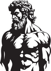 Icon of Strength Hercules Symbolic Design Herculean Legacy Vector Emblematic Logo