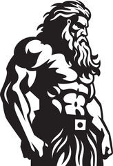 Legendary Muscle Vector Graphic Design Hercules Legacy Iconic Emblematic Symbol