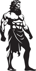 Herculean Icon Emblematic Hercules Symbol Heroic Legacy Vector Hercules Design