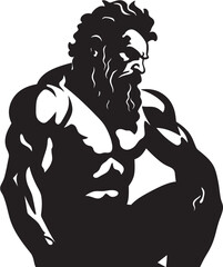 Legendary Icon Vector Hercules Design Herculean Triumph Emblematic Vector Symbol