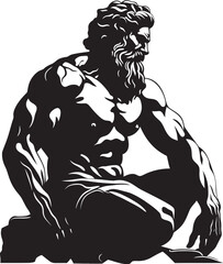 Legendary Warrior Hercules Symbolic Design Herculean Might Iconic Emblematic Symbol
