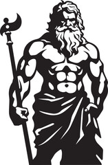 Mythical Guardian Hercules Emblematic Symbol Strength Incarnate Vector Logo Design