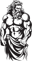 Heroic Legacy Vector Graphic Design Mythic Muscle Hercules Symbolic Design