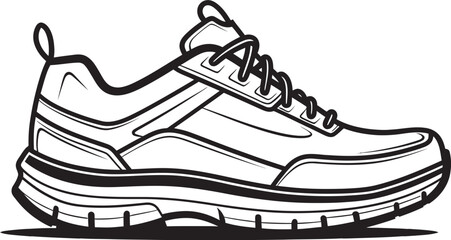 Hiking Haven Vector Logo Graphic Adventure Expedition Iconic Shoe Symbol