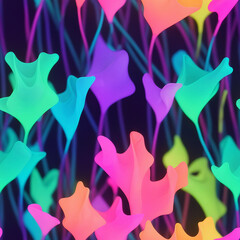 Abstract Soft Glow Colorful Background Pattern