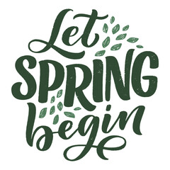 let spring begin