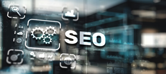 SEO. Search Engine optimization. Website optimization concept