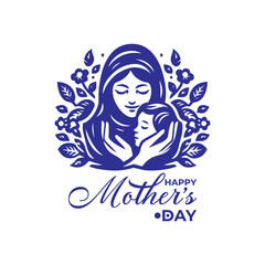 Happy Mothers Day Illustration Vector