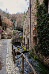 Small stone town in the heart of Umbria, Rasiglia.