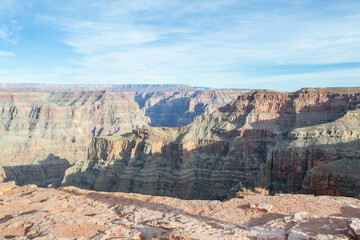 View over Grand Canyon West in Mohave County, Arizona, United States