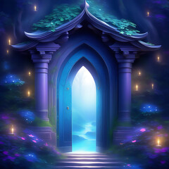 A magical beautiful mystical door