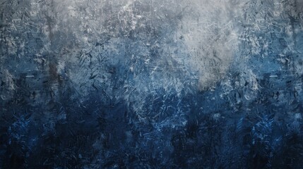 A moody indigo and ash grey textured background, representing depth and neutrality.