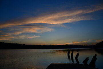 Sunset in Ballyhack Harbour, Ballyhack, Arthurstown, Co. Wexford, Ireland