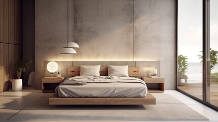 Interior design of bedroom